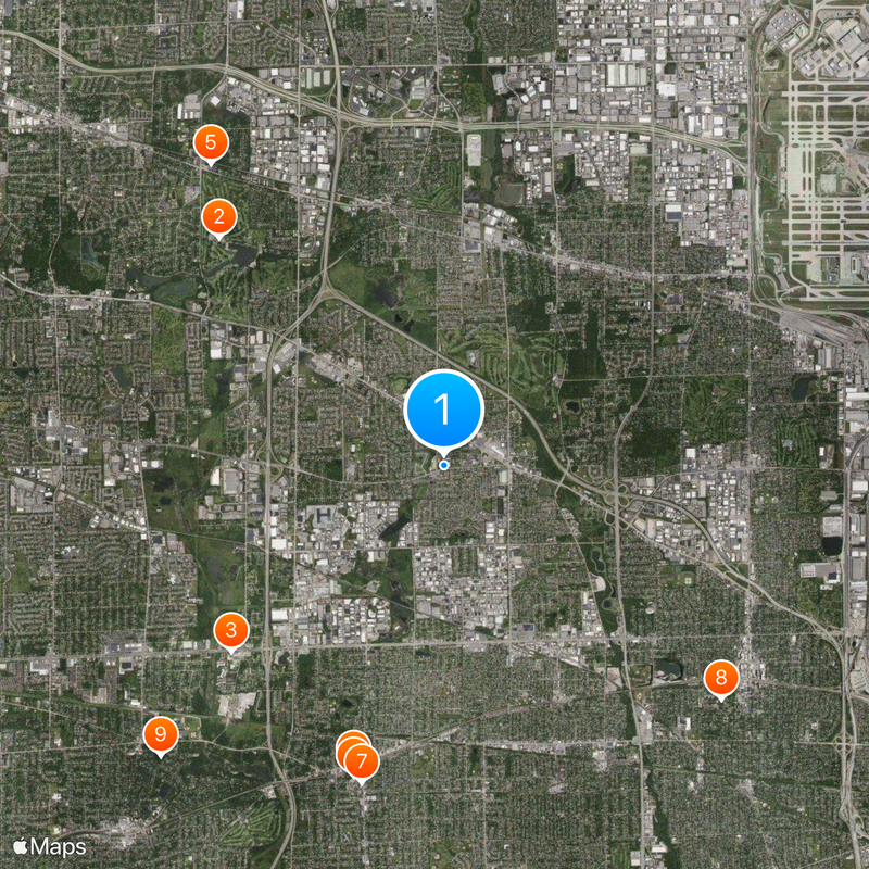Addison Map