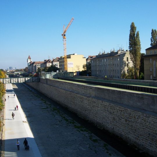 Wientalverbauung in der KG Penzing