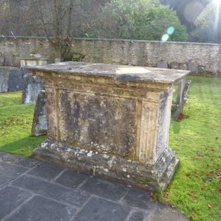 John Hignell monument in the churchyard, approximately 4 metres south of porch to Church of St Mary