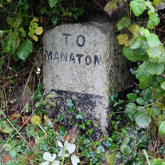 Direction Post At North East Corner Of Sigford Crossroads