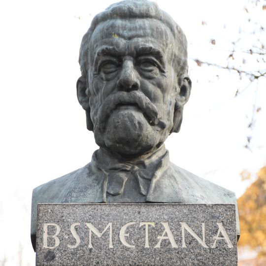 Bust of Bedřich Smetana in Polička