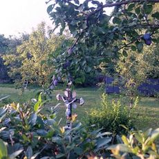 Kříž v Bystřici v zahradě