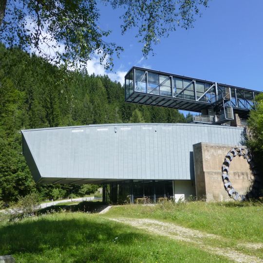 Ausstellungsgebäude am historischen Hochofen in der Heft, Hüttenberg