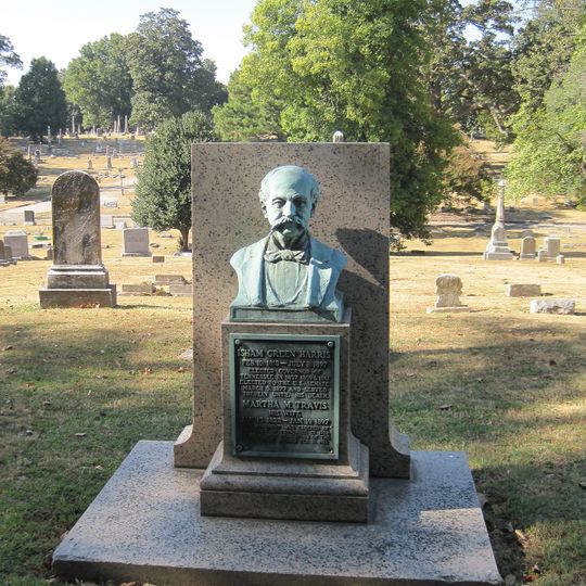 Grave of Isham Green Harris