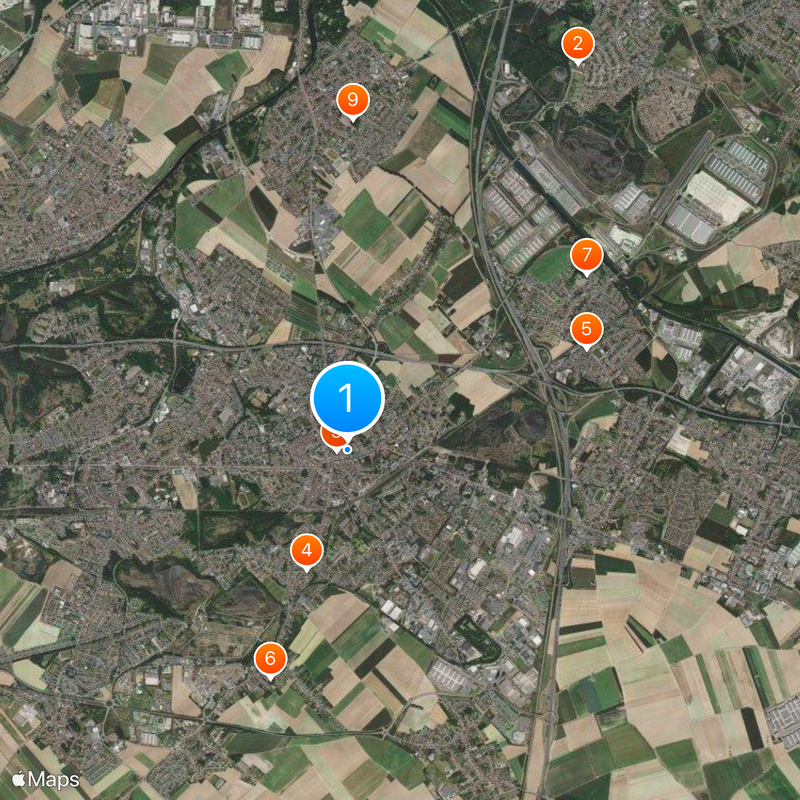 Hénin-Beaumont Carte