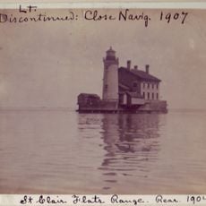 St. Clair Flats Front and Rear Range Light
