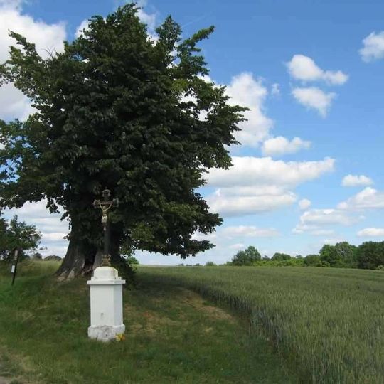 Boží muka u silnice Vysoká - Janova Ves