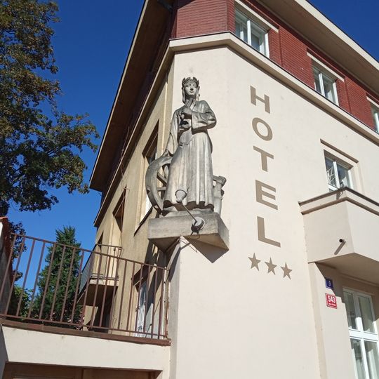 Statue of St. Catherine at Kampa