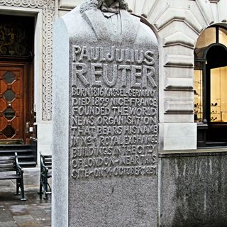 Monument to Baron Paul Julius von Reuter