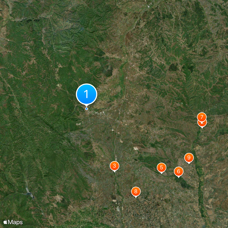 Preševo Map