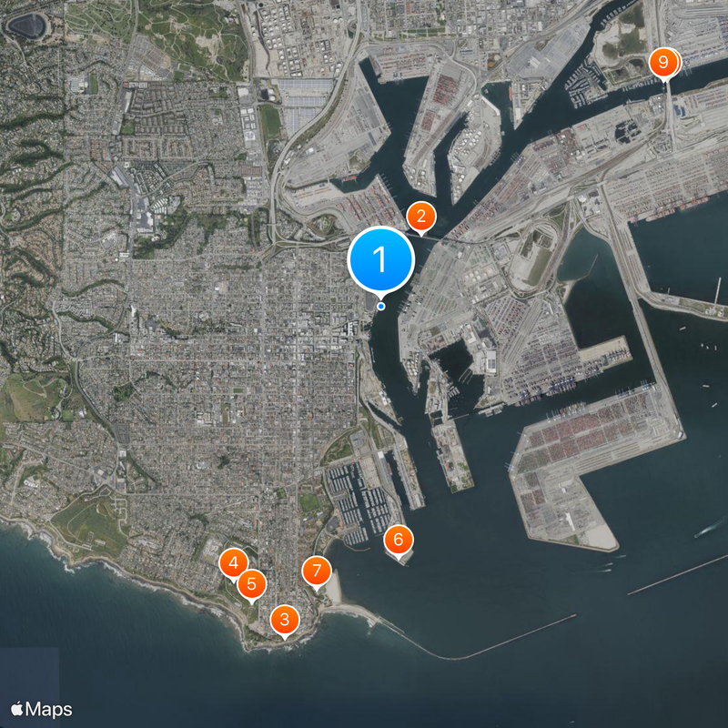 USS Iowa Museum Mapa