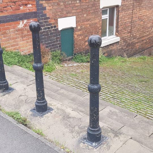 6 Bollards At Junction With Well Street
