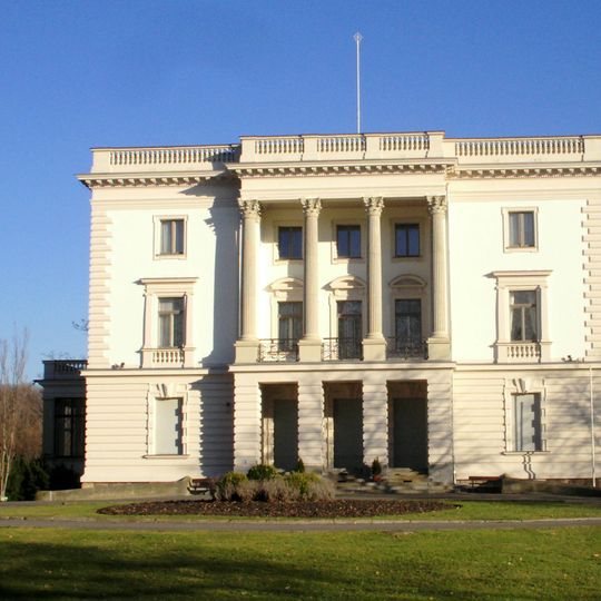 Weißes Haus und agra-Park