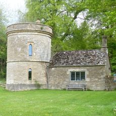Round Tower At Ngr So 9971 0253 And Attached Wall