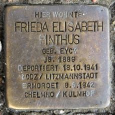 Stolperstein en memoria de Frieda Elisabeth Pinthus