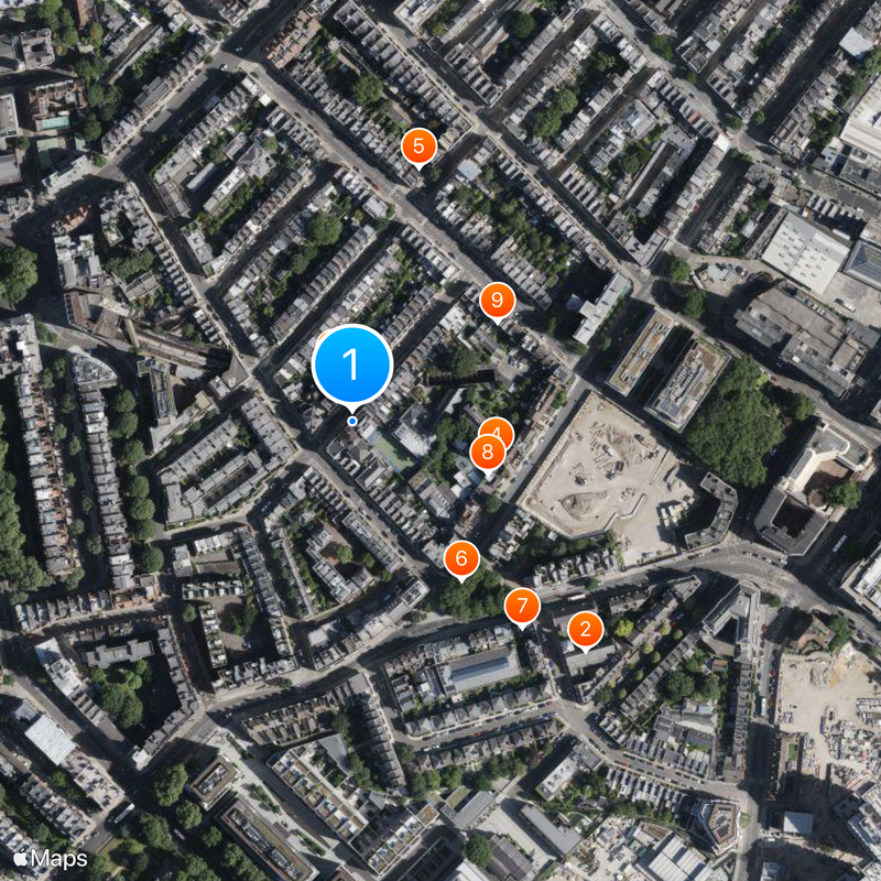 Francis Holland School Map