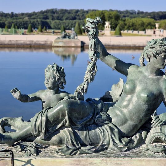 Nymphe et jeune triton