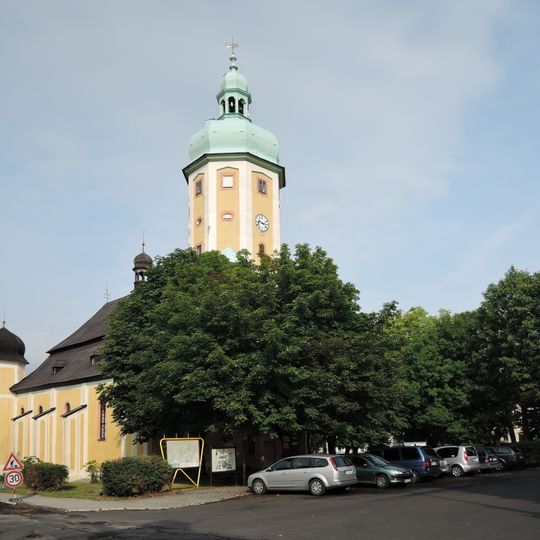 Saint Lawrence church in Horní Blatná