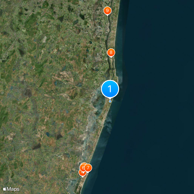 Madras Crocodile Bank Trust Map