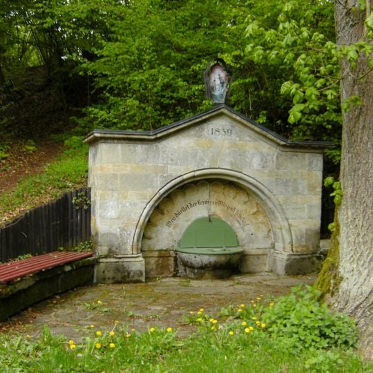 Sogenanntes Brünnerl, Quelleinfassung