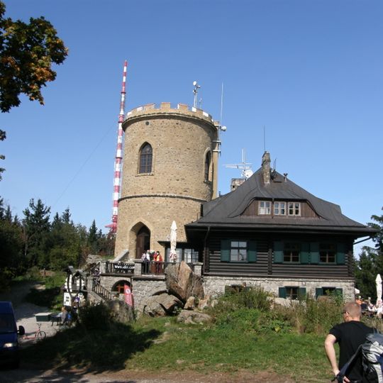 Hut at Kleť