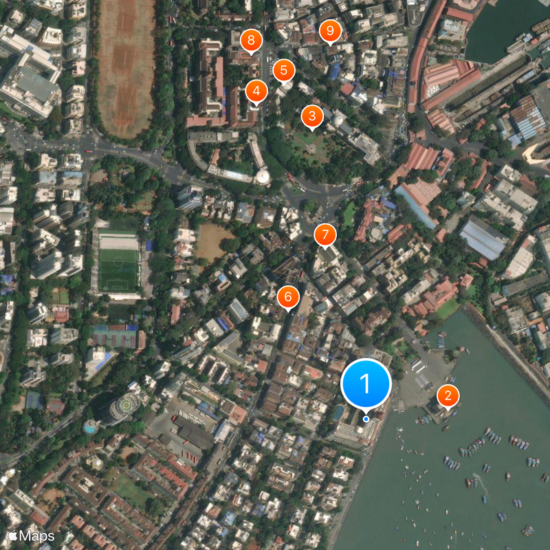 The Taj Mahal Palace, Mumbai Map
