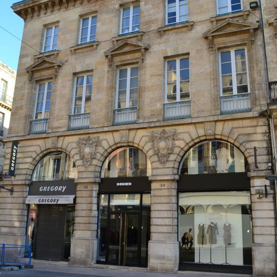 Immeuble, 56-58 cours de l'Intendance