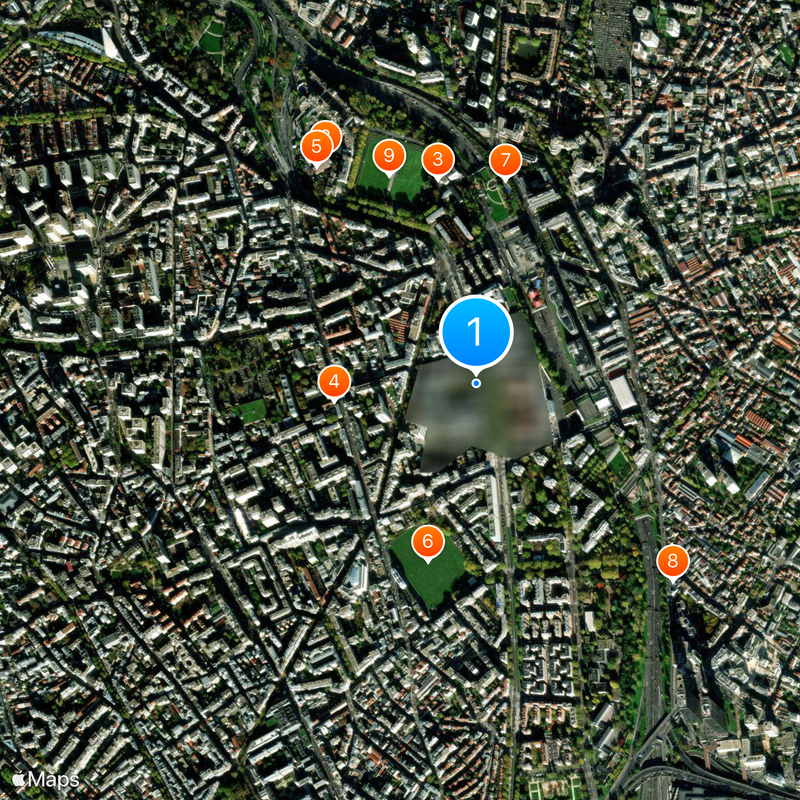 Directorate-General for External Security Map