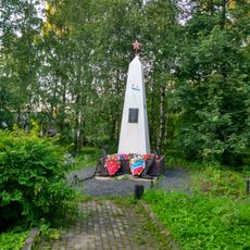 War memorial at Kirov garden, Vytegra