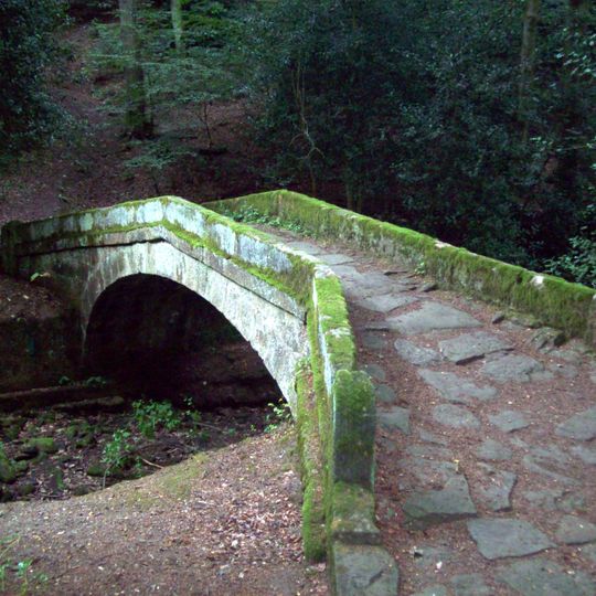 Glen Howe Packhorse Bridge, Approximately 100 Metres Upstream Of Cottage