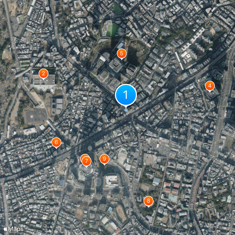 Roppongi Station Mapa