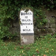 Milestone To South Of Augill House