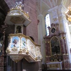 Pulpit of Saint Cyriaque Church, Altorf