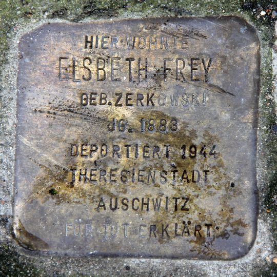 Stolperstein en memoria de Elsbeth Frey
