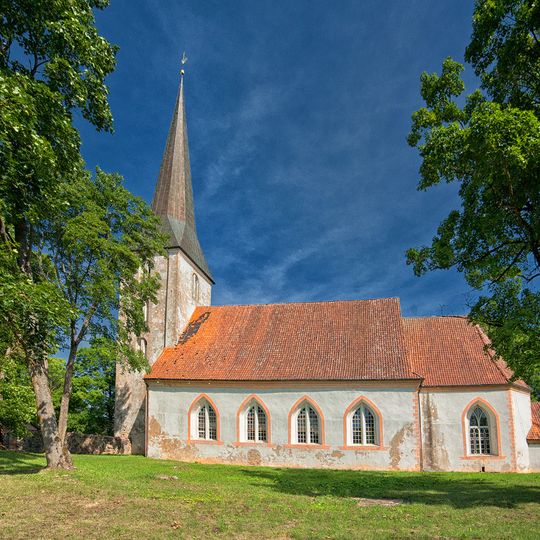 Lutheran church in Jaunpils