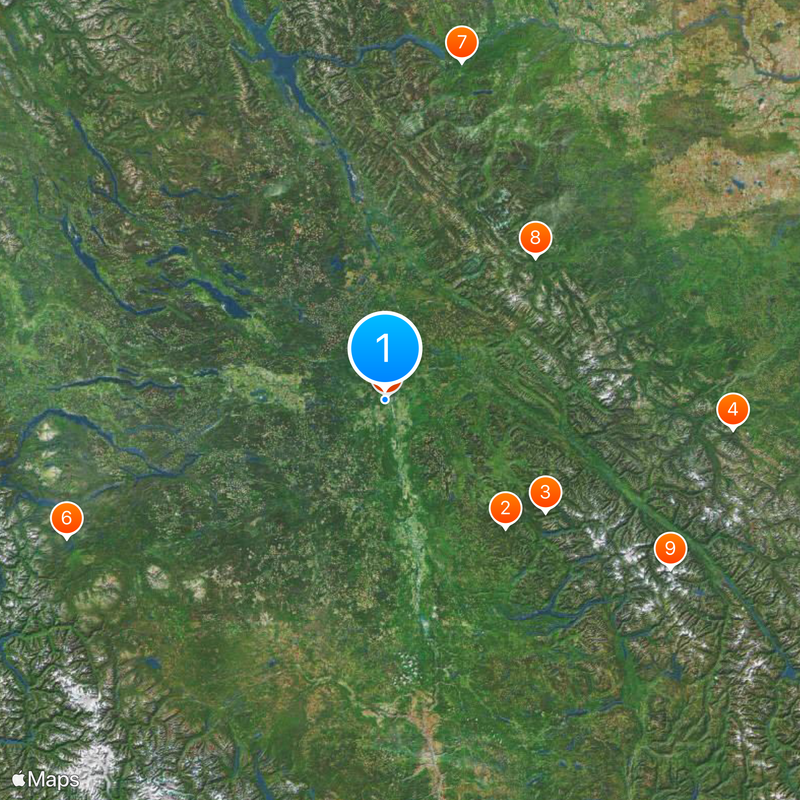 University of Northern British Columbia Map