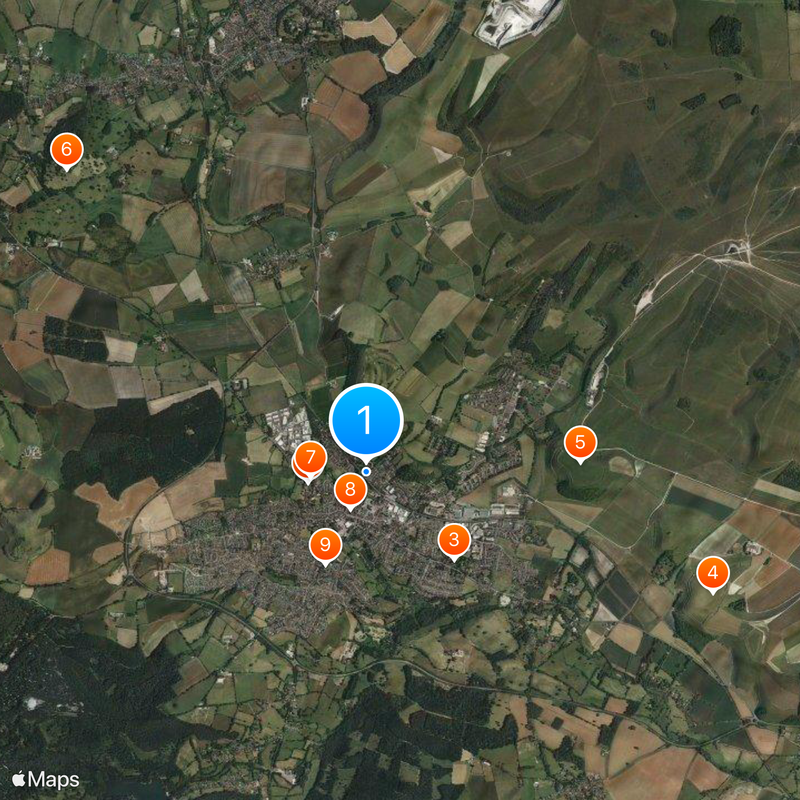 Warminster Mapa