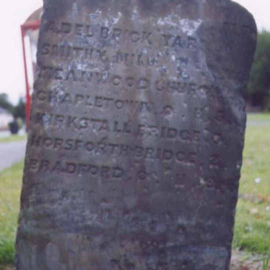 Milestone, Otley Road, jct with St Helens Lane, Lawnswood