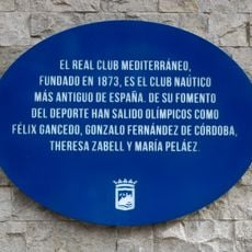 Placa al Real Club Mediterráneo