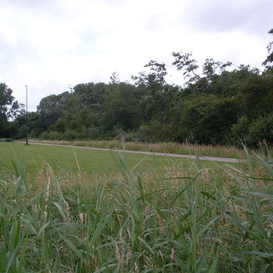 Terrein waarin de resten van een fort met haven uit de Romeinse tijd