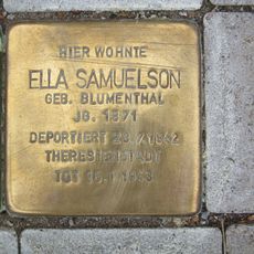 Stolperstein à la mémoire d’Ella Samuelson
