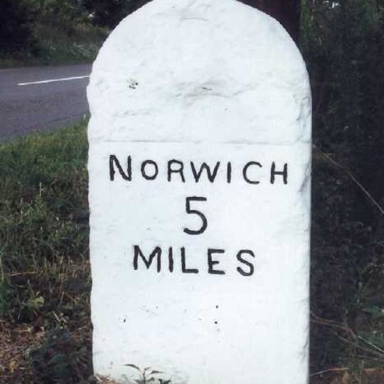 Milestone, 1/4 mile E of Xroads to Great Melton