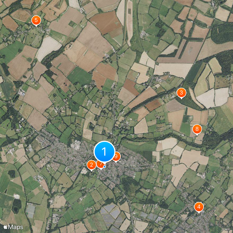 Bishop's Waltham Map