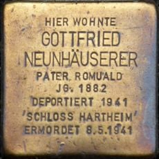 Stolperstein dedicated to Gottfried Neunhäuserer