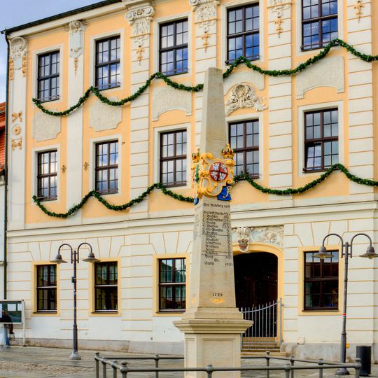 Postmeilensäule in Radeberg