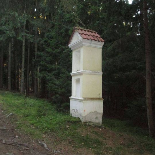 Kaplička na křížové cestě u Načeradce - 12. zastavení