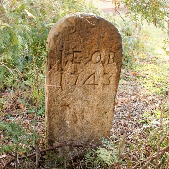 Hraniční kameny ve Zvoli za obecním úřadem