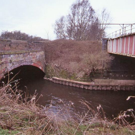 Bridgewater Canal Aqueduct Over River Mersey