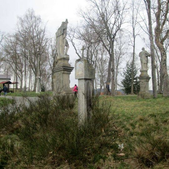 Boží muka na křížové cestě Nalžovské Hory - 7. zastavení
