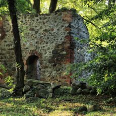 Remains of cemetery church in Kaźmierzów